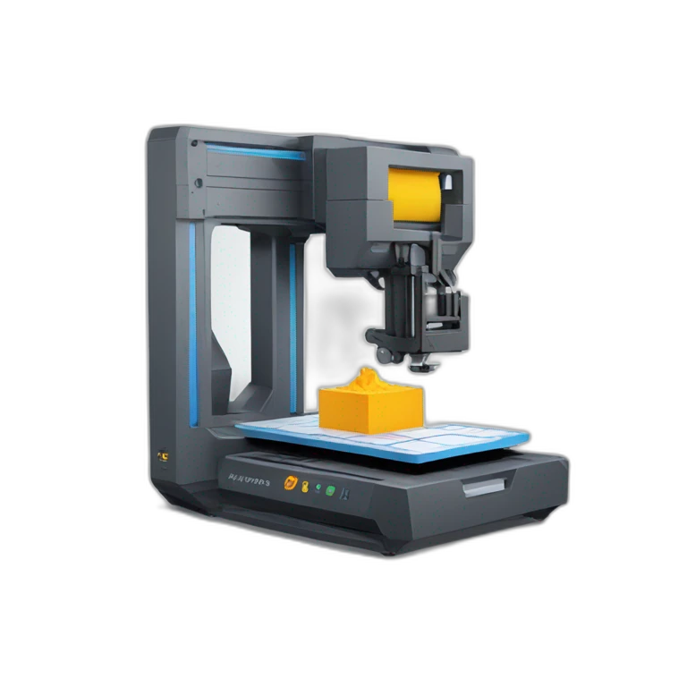 3d Printer Printing 3d Printer emoji
