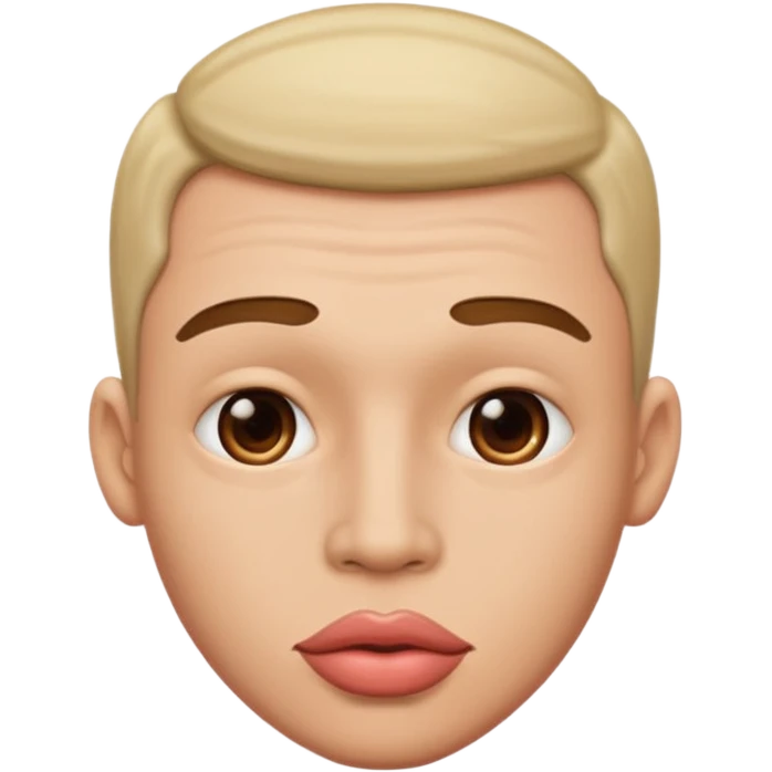 Male with big lips  emoji
