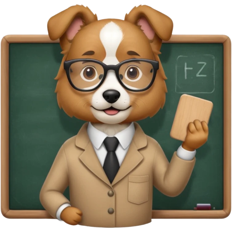 dog physicist  emoji