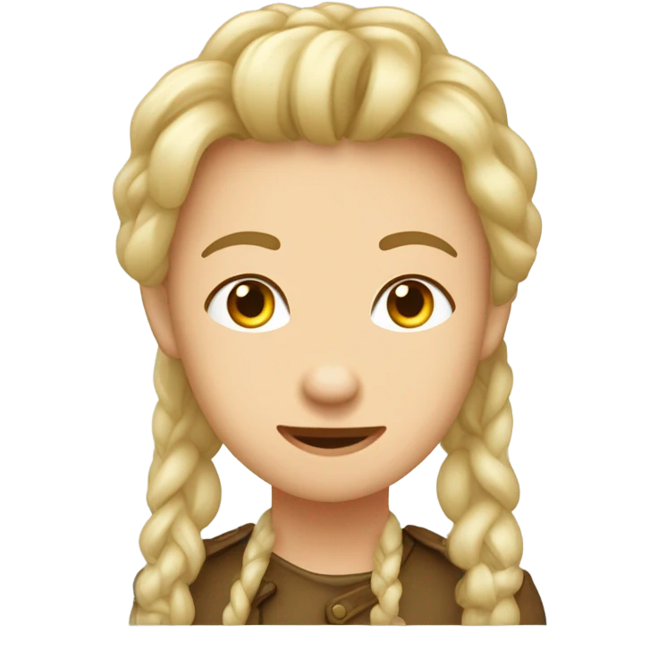 Девушка с радугой на голове  emoji