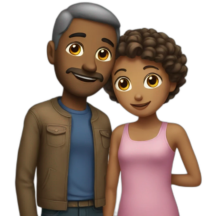 Man with a girl emoji