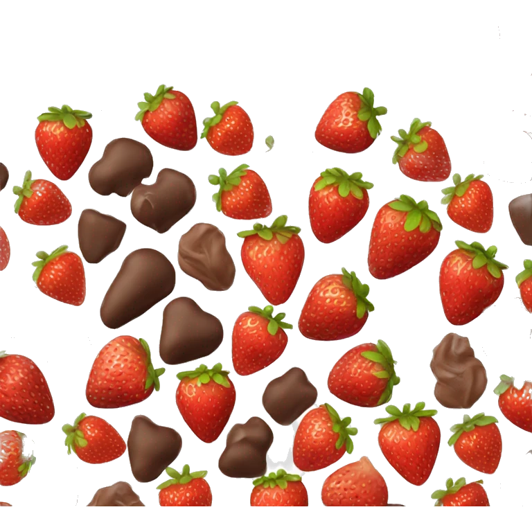 Emoji for chocolate covered strawberry emoji
