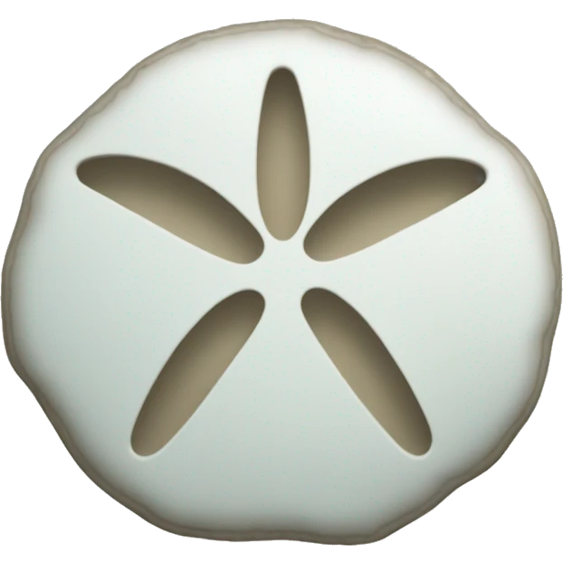 Sand dollar emoji