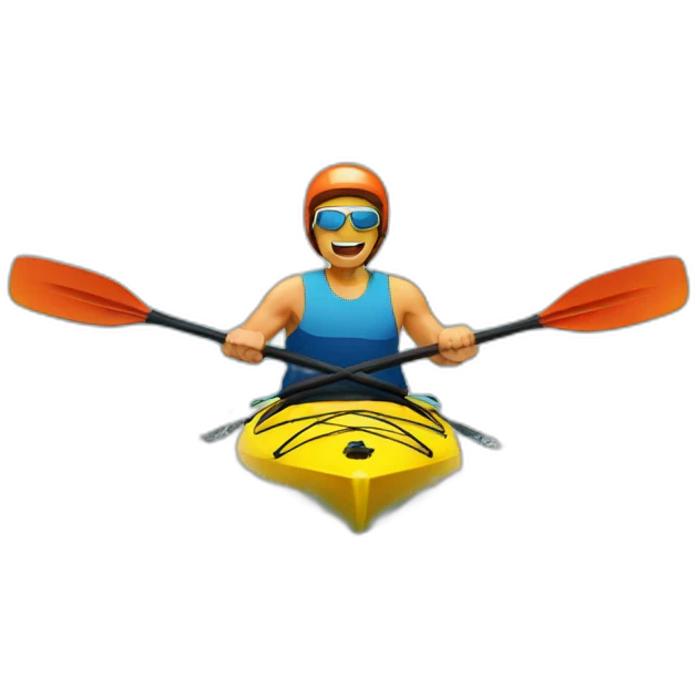 Kayak sprint emoji