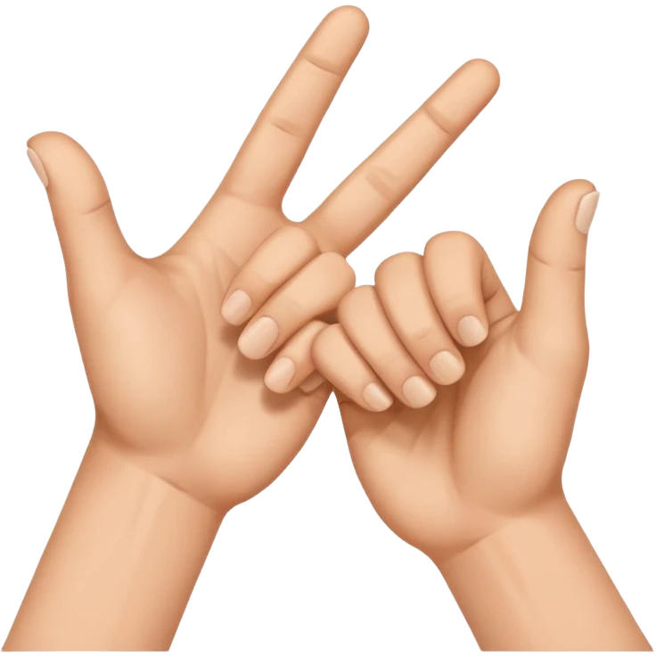 two hands making an L each using the index and thumb emoji
