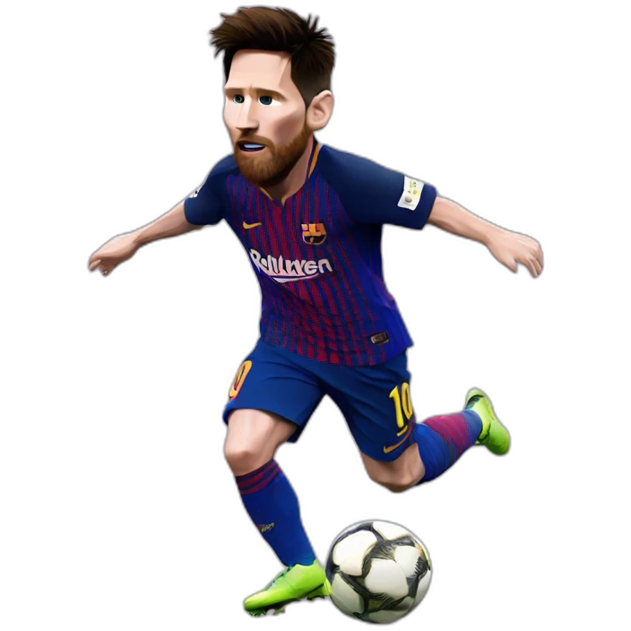 Messi doing Suiiii  emoji