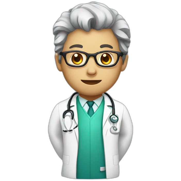 HALOWEEN COSTUME OF A DOCTOR emoji