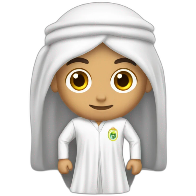 Cristiano Ronaldo avec tenue arabe emoji