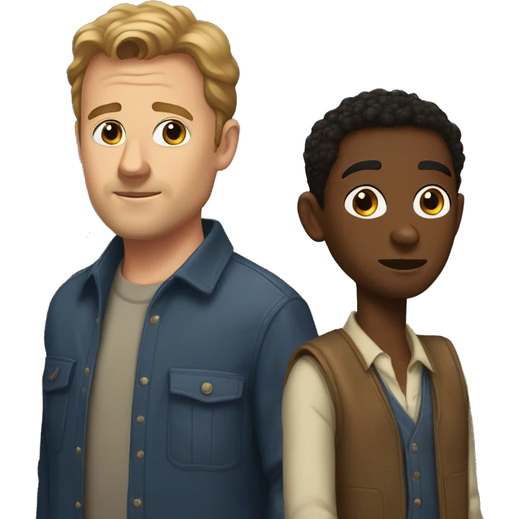 John Dorie and Morgan Jones emoji