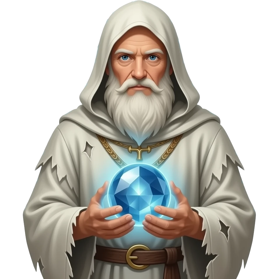 medieval psychic who looks magical emoji