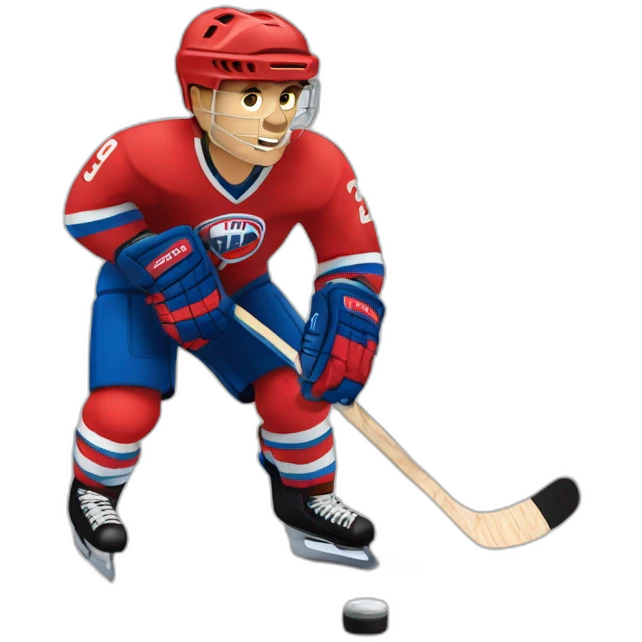hockey sobre ruedas emoji