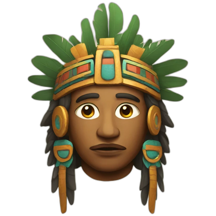 Aztec god emoji
