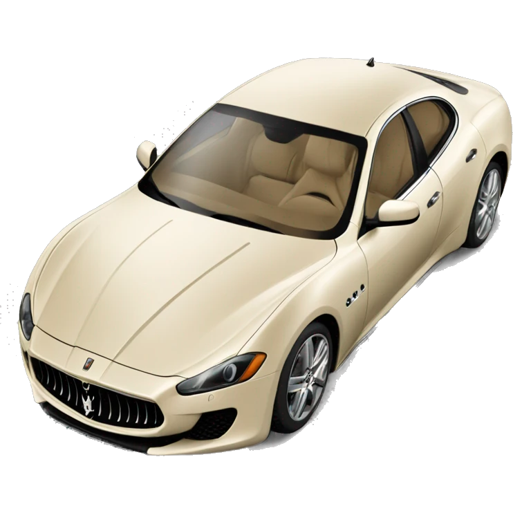beige-maserati-car emoji