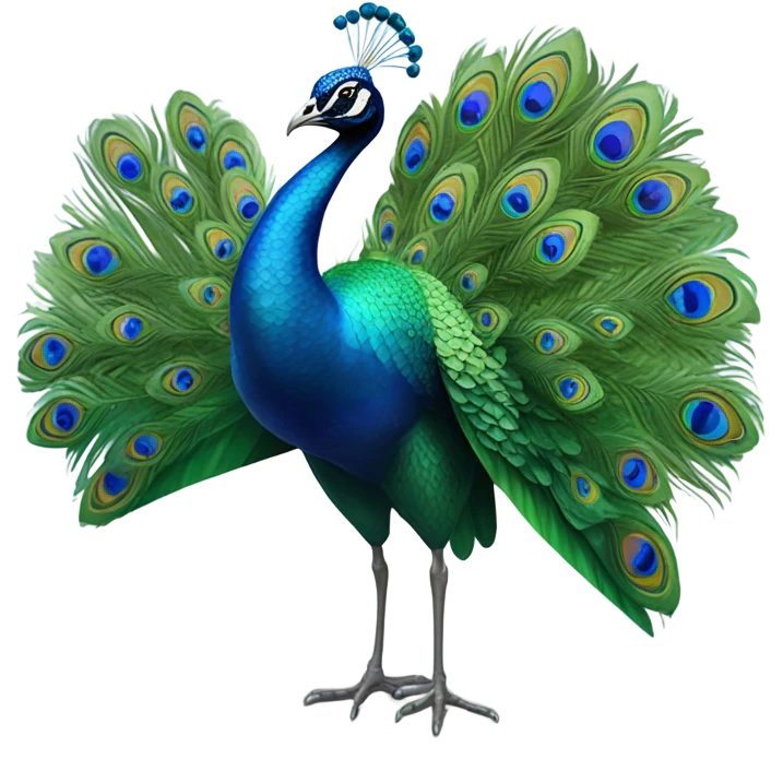 Peacock emoji