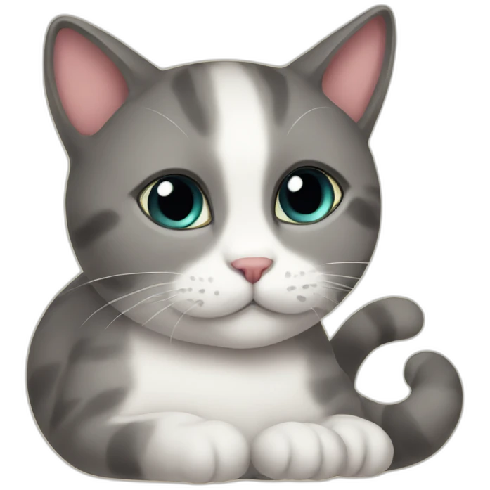 A pregnant cat emoji
