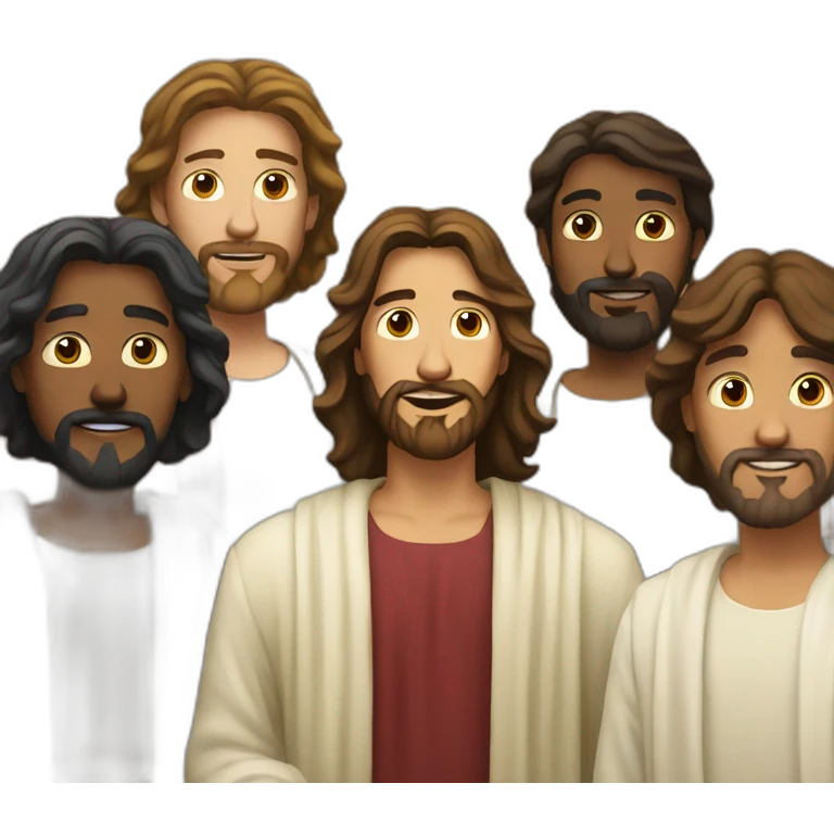 jesus and his friends emoji