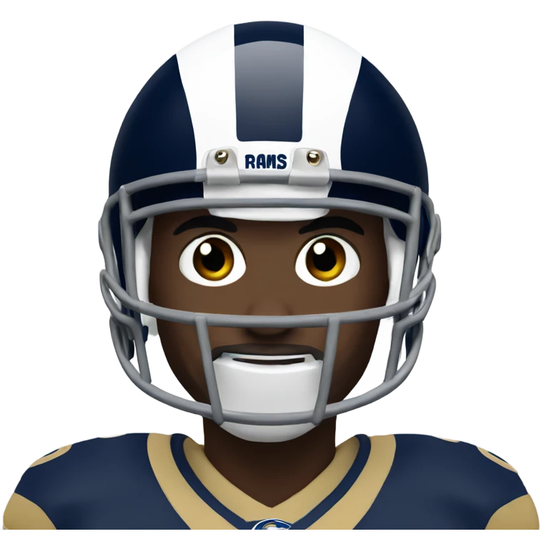 Rams player  emoji
