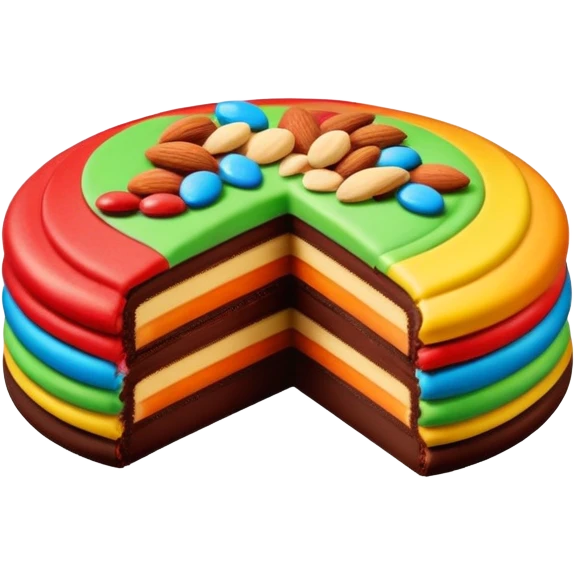 italian rainbow cookie emoji
