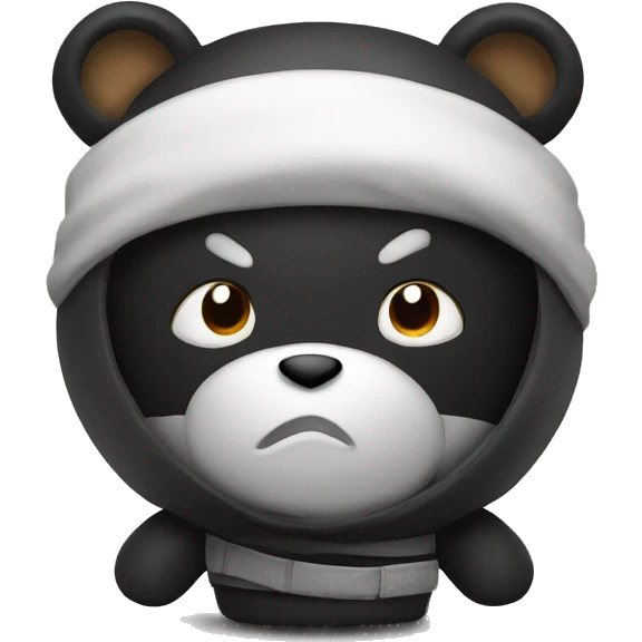 Ninja bear Ball emoji