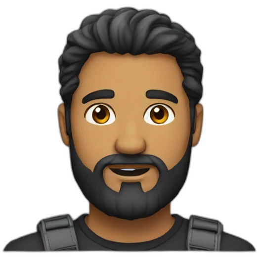 Damien-siva-beard emoji