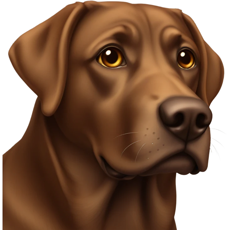 Brown lab emoji