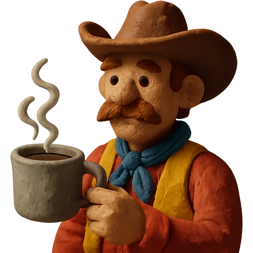 cowboy coffee emoji