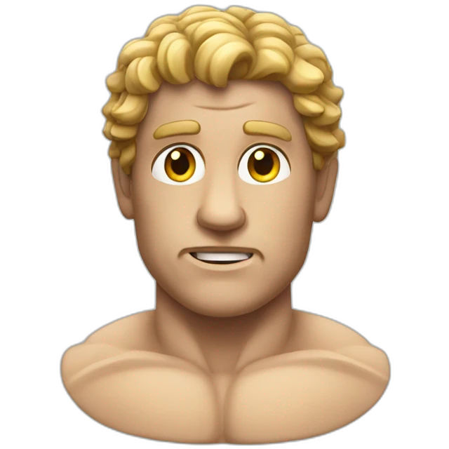 greek god with muscles emoji