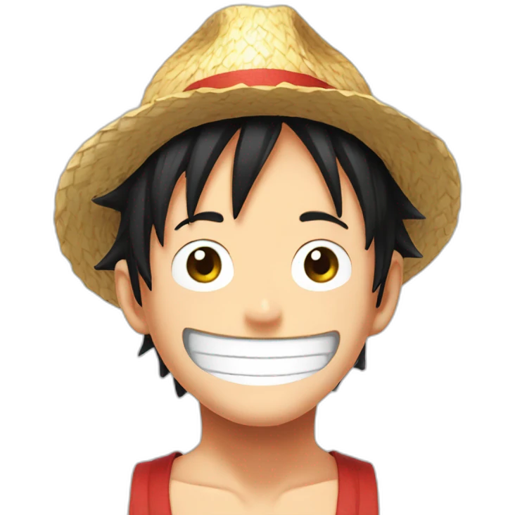 handsome Luffy from one piece emoji