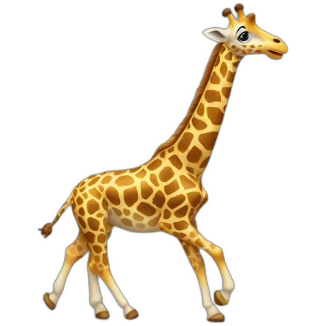 Dancing jiraffe emoji