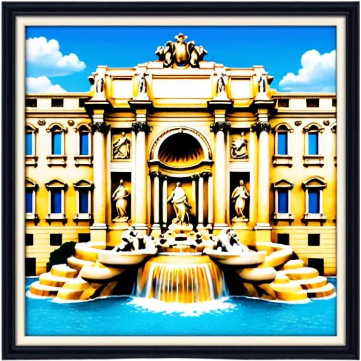Trevi Fountain emoji