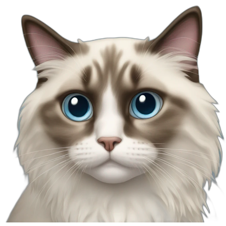 Smelly ragdoll cat emoji