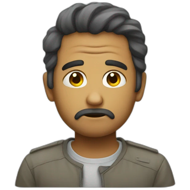Un emoji triste emoji