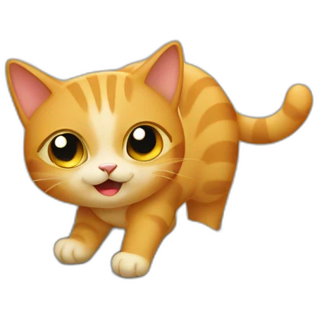 cat peeing in catsand litter emoji