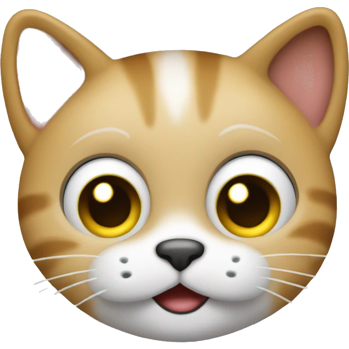 un gato estudiando y se pone a dar vueltas como loco emoji
