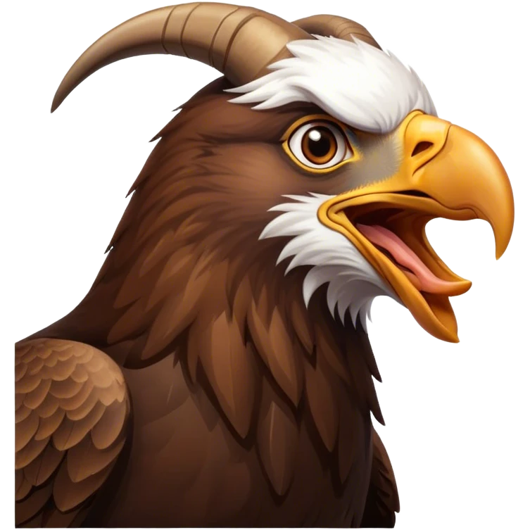 Águila picando a un chivo  emoji