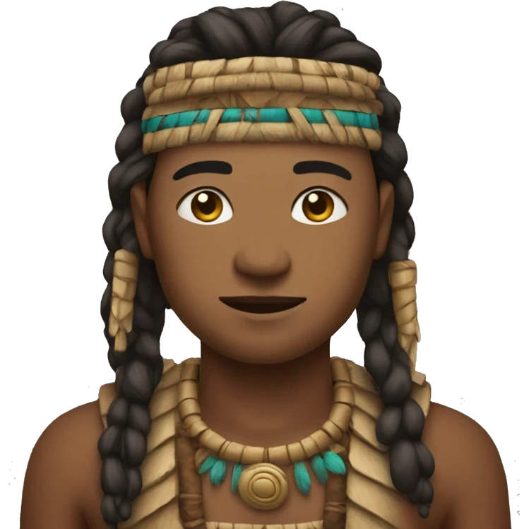 Generate an emoji of a tribe leader (whole body)+ emoji