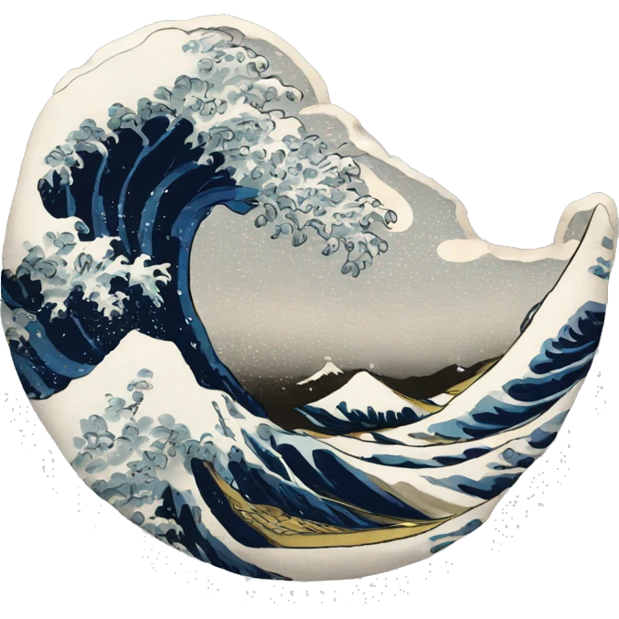 Hokusai emoji