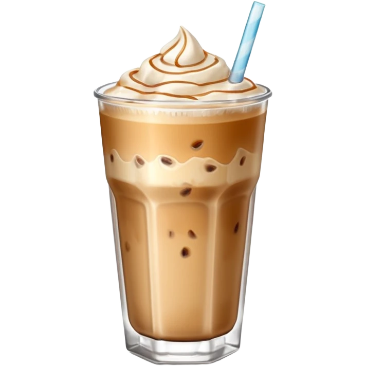 Iced latte  emoji