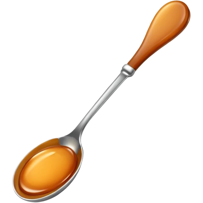 caramel on spoon emoji
