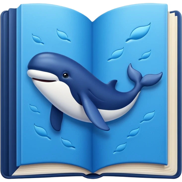 whale book emoji
