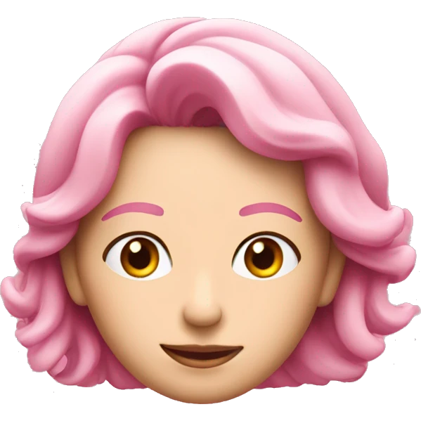 El logo de Netflix en rosa emoji
