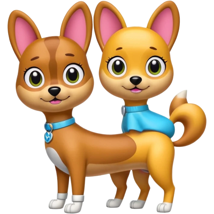 Catdog with the power puff girls  emoji