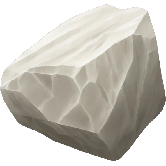 Gypsum stone emoji