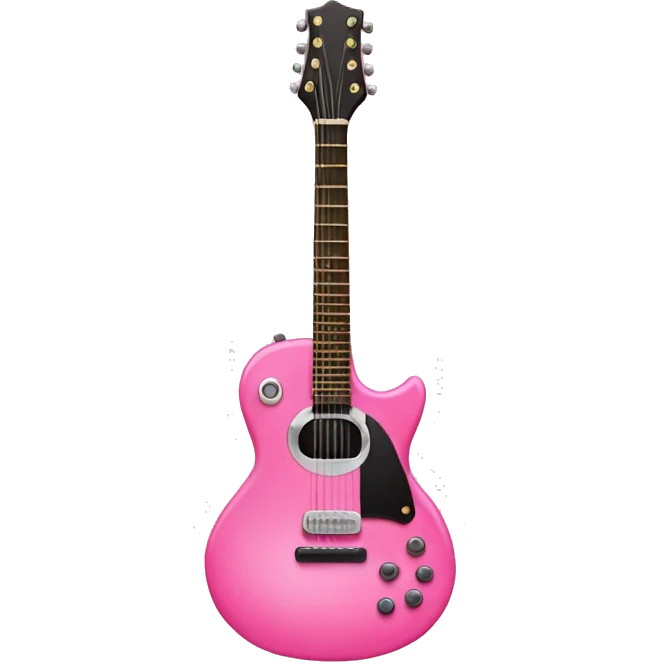 pink guitar emoji