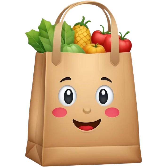 I want svg emoji for a groccery icon that inwant. To build in my mobile app food delivery  emoji