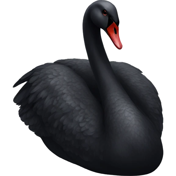 Black swan emoji