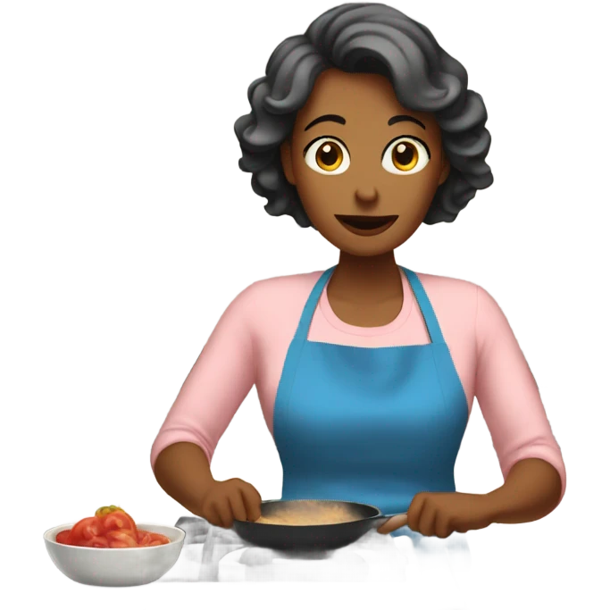 Mom cooking emoji