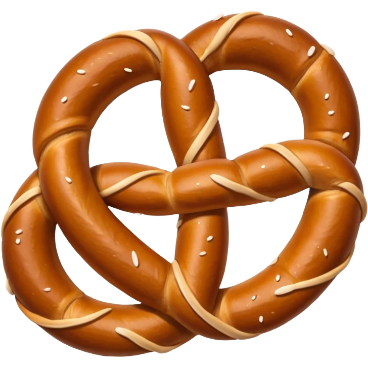 pretzel with salt emoji