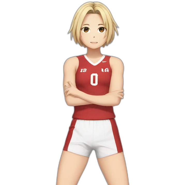 Kenma in Volleyball uniform emoji