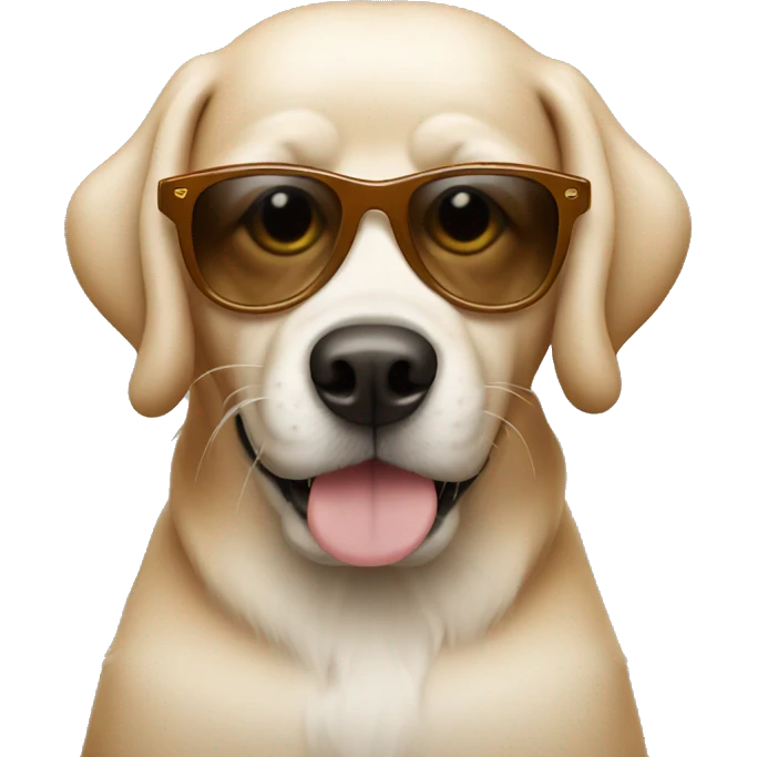 dog with sunglasses  emoji